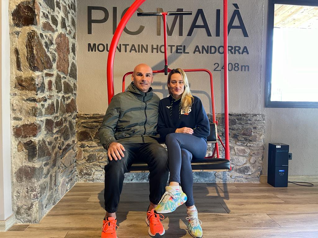 Mireia Belmonte en el Pic Maià Mountain Hotel Andorra