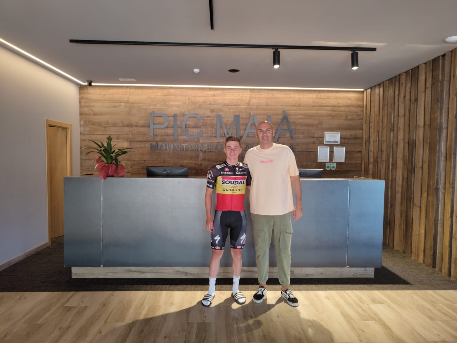 Remco Evenepoel en el Pic Maià Mountain Hotel Andorra