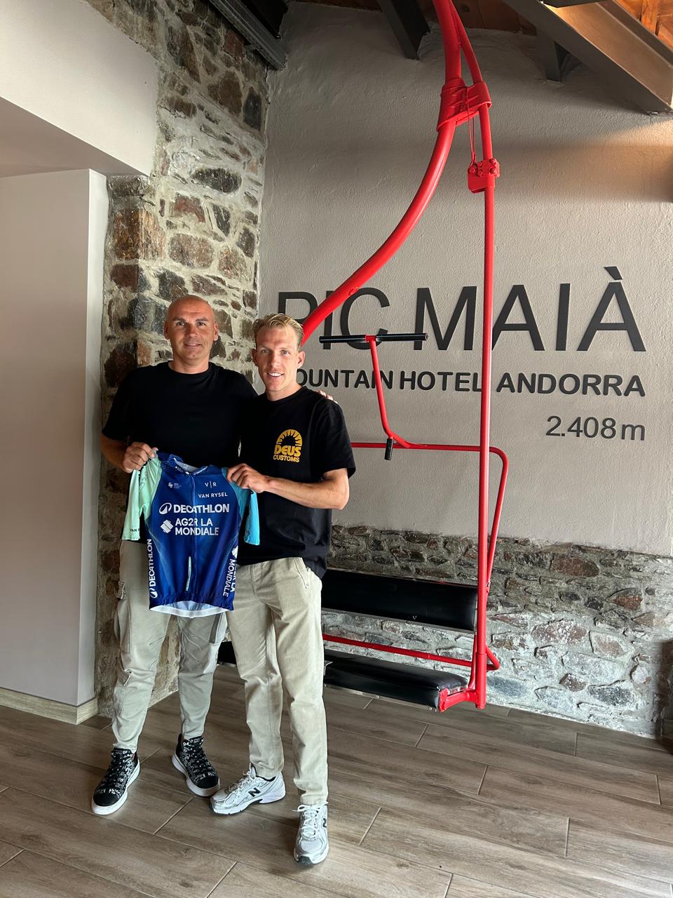 Sander De Pestel en el Pic Maià Mountain Hotel Andorra