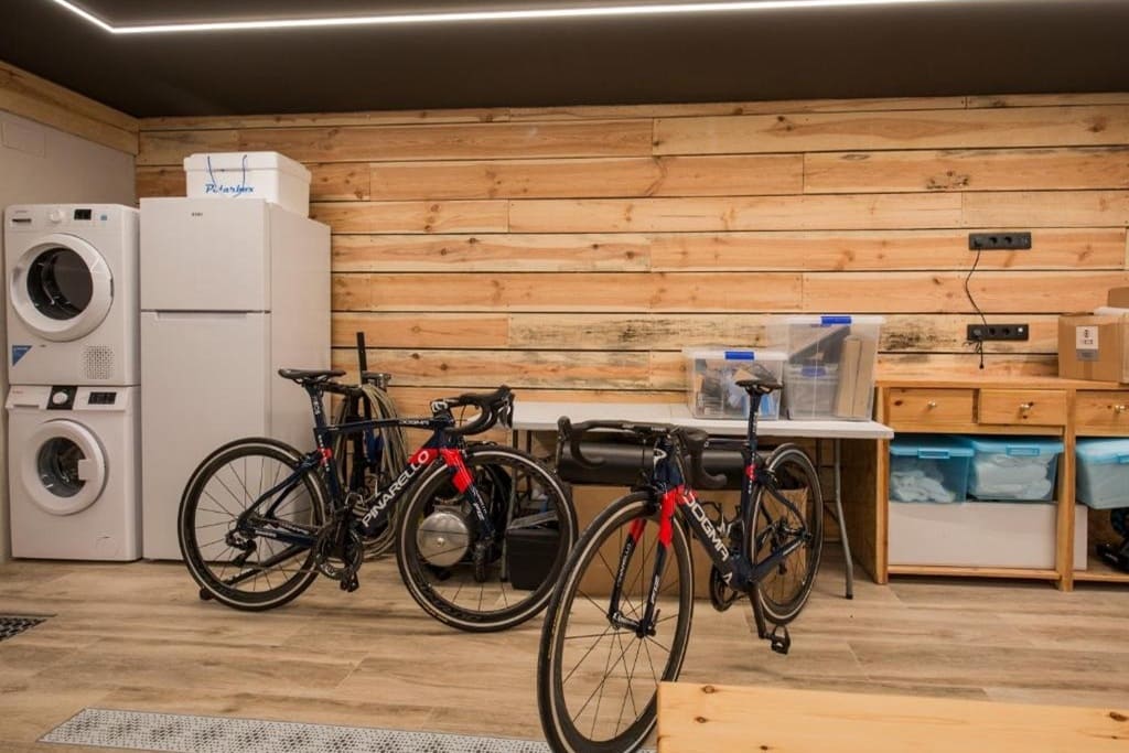 Espacios para guardar bicicletas