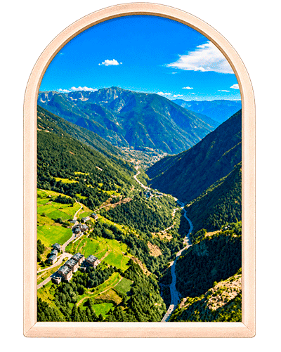 Vistas de los Pirineos