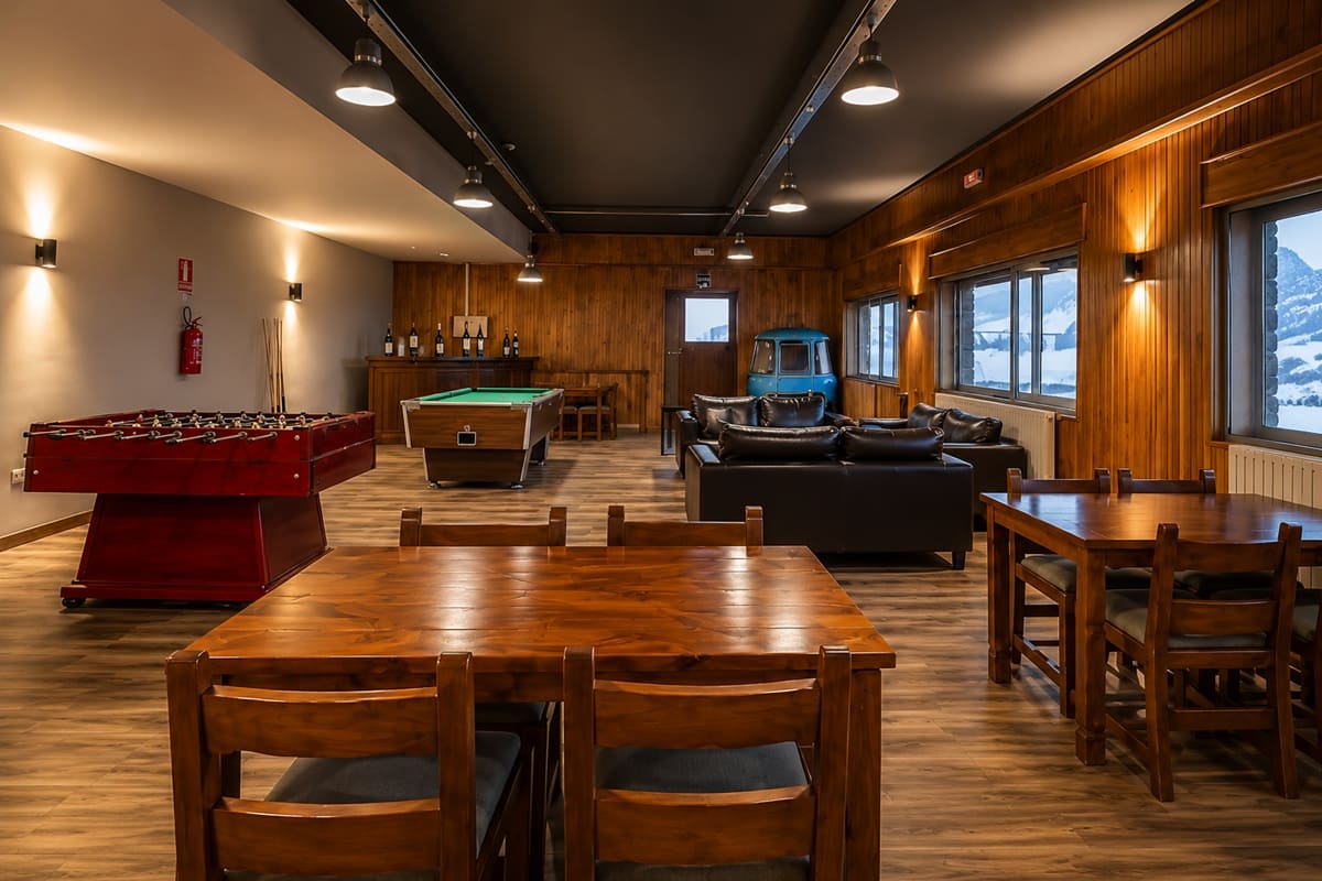 Espacio de juegos del Pic Maià Mountain Hotel Andorra
